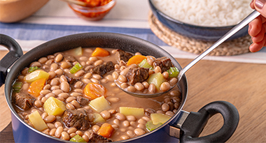 Arroz e Feijão à Moda do Caribe